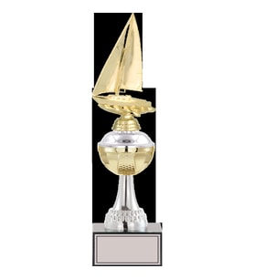 ODAK KUPA - Figürlü Kupalar - Yelken Figürlü Kupalar FG-045 B - 35 cm