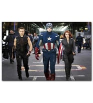 Cakatablo Yenilmezler Kaptan Amerika Kara Dul ve Hawkeye