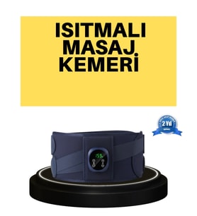 Dijital Ekranlı Isıtmalı Masaj Kemeri Bel Çevresi 100 cm Altı İçin Uygun