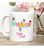 Okul Öncesi Öğretmeni Kupa Bardak