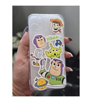 Iphone 11 Uyumlu Baskılı Şeffaf Telefon Kılıfı