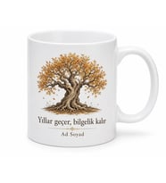 Dünya Yaşlılar Günü Bilgeliğiyle Yol Gösteren Çınarlara Özel Kupa Bardak Hediye