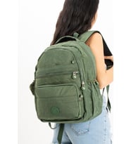 Ultra Hafif Çok Cepli Orta Boy Sırt Çantası Unisex Yeşil (Model: 571-3E) 