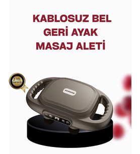 Geliştirilmiş 6 Başlıklı Şarjlı Masaj Aleti 2000 Mah Derin Doku Masajı