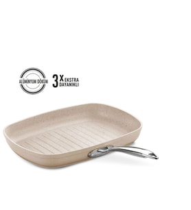 Korkmaz Granita 35x25 cm Dikdörtgen Grill Tava A1269