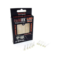 FEMEX Premium T5 T4 10'lu İnce Bacaklı Kıl Led Mini Led Ampul Parlak Turkuaz