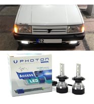 Tofaş Şahin Led Xenon Uzun + Kısa Farı Ampulü H4 Access Yeni Seri Beyaz