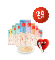 Wanpy Creamy Cat Treat Karışık Krema Sıvı Kedi Ödül Maması 14 gr X 20 Adet