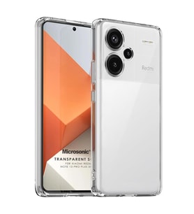 Microsonic Xiaomi Redmi Note 13 Pro Plus 5G Kılıf Transparent Soft Şeffaf (Renksiz)