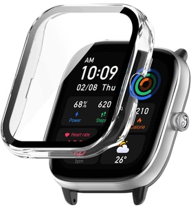 Amazfit GTS 4 Mini için Kılıf Clear Premium Slim WatchBand Şeffaf [GTS 4 Mini ile Uyumlu Kılıf - Şeffaf]