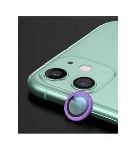Apple iPhone 12 Uyumlu Zore CL-02 Kamera Lens Koruyucu (Mor)
