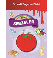Örnekli Boyama - Sebzeler