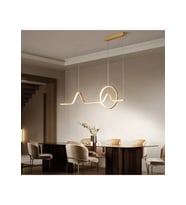 Villa Maria Yemek Masası Led Avize RA-AVZ- 2654-70-38 (Eskitme Altın)