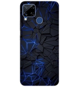 C15 (RMX2180) Uyumlu Kılıf Desen Baskılı Silikon Karmaşık Design STK:1874