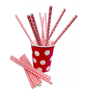Pipet puantiyeli karton pembe pk:25-