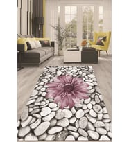 Dijital Kaymaz Taban Yıkanabilir Modern Renkli Salon Halısı Mutfak Halısı Yolluk ND-HT-1105 (Çok Renkli)