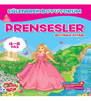 Eğlenerek Boyuyorum Prensesler