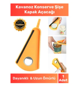 Premium Çok Fonksiyonlu Pratik V Şekilli Kavanoz Konserve Şişe Kapak Açacağı