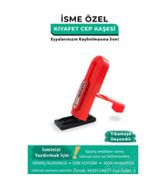 Kırmızı Cep Kaşesi, Elbise İsim Ve Kıyafet, Defter Kitap Kaşesi Anaokulu Kreş Etiket, Öğrenci Kaşesi