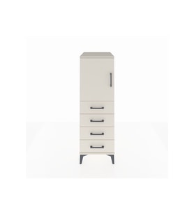 Kronos Dolap 2 Raflı 4 Çekmeceli Tek Kapaklı 44x59x134 Aytaşı-Aytaşı