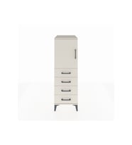 Kronos Dolap 2 Raflı 4 Çekmeceli Tek Kapaklı 44x59x134 Aytaşı-Aytaşı