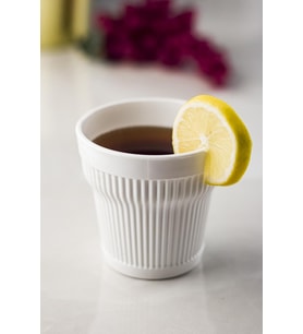 Akrilik Beyaz 6'lı Kısa Bardak & Su Meşrubat Kahve Yanı Bardağı 300 ml ( Cam Değildir )