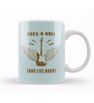 Long Live Rock N' Roll 01 Kupa Bardak Porselen