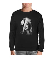 Marilyn Monroe Siyah Çocuk Sweatshirt