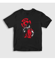 Presmono Unisex Çocuk Siyah Madara Anime Naruto T-Shirt 133882tt