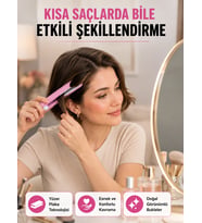 30 Saniyede Isınan Ptc Teknolojili Saç Şekillendirici - Sabit Isı Kontrollü, Hızlı Performans Yeni Nesil