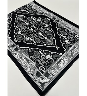 QASHKA Soft Pamuklu Şal Etro Desen LBD0701