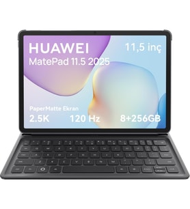 Huawei Yeni (2025) MatePad 11.5" PaperMatte 8GB 256GB Tablet + Klavye - Uzay Grisi