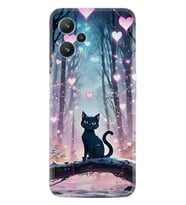 Realme 9 Pro Kılıf Boutique Baskılı Resimli Love Cats Tree Pcode -050