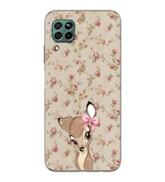Huawei P40 Lite Uyumlu Baskılı Yumuşak Silikon Şeffaf Telefon Kılıfı