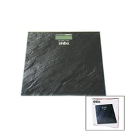 DİJİTAL - PİLLİ CAM BANYO BASKÜLÜ LCD EKRAN - SICAKLIK GÖSTERGELİ 180KG/50GR 26X26CM SİNBO SBS-4450 (5680)