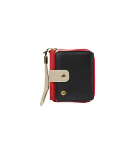 SİA ÇANTA Ollbag Rengarenk Kadın Cüzdan Cift Çıtlı Dış Ana Bölme  Metal Fermuarlı Orta Bölüm Bileklikle Taşıma İmkanı Kaliteli Malzeme Mükemmel İşçilikli kadın Cüzdan (Siyah)