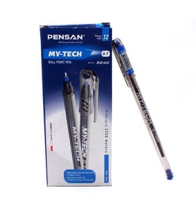 Tükenmez Kalem Mavi Renk 12 Adet 0.7mm Pensan My-Tech Tükenmez Kalem 0.7mm Mavi 12 Adet Pensan 2240