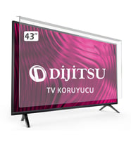 DIJITSU 43DS8800 TV EKRAN KORUYUCU - Dijitsu 43" inç 108 Ekran Tv Kırılmaz Koruma Paneli