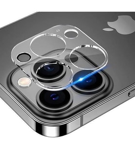Vendas iPhone 14 Pro Uyumlu (14 Pro) Temperli Cam Kamera Lens Koruyucu (Renksiz)