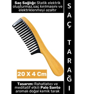 #Tarak Kompakt Mini Çanta Boy Saç Tarağı Kırılma Elektriklenme Azaltan Rahatlatıcı Meditatif Etkili