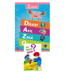 Ata 2.Sınıf Dikkat Akıl Zeka Oyunları (Beyaz)