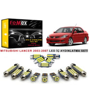 Mitsubishi Lancer LED İç Aydınlatma Ampul Seti FEMEX Parlak Beyaz