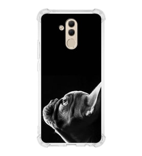 PrintiFy Huawei Mate 10 Lite Uyumlu Köpek 1 Baskılı Şeffaf Köşe Korumalı Antişok Kılıf