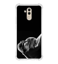PrintiFy Huawei Mate 10 Lite Uyumlu Köpek 1 Baskılı Şeffaf Köşe Korumalı Antişok Kılıf