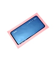 Tkgz Huawei Uyumlu P20 PRO Arka Pil Batarya Kapağı (CAM) MAVİ