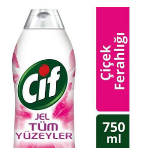 Cif Jel Tüm Yüzeylere Çiçek Ferahlıgı 750 Ml (Pembe)