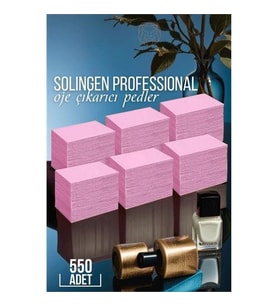 TransForMacion 550 Adet Oje Çıkarıcı Doğal Ped Solingen Professional 719256