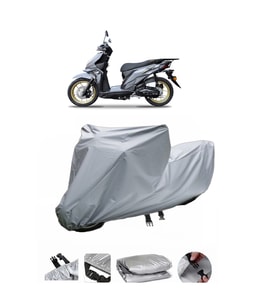 Yuki Route 110  Gri Motosiklet Brandası ARKA ÇANTA UYUMLU DEĞİLDİR
