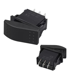 Sembolsüz Işıksız Yaylı 3 Pinli On-Off-On 12-24V Marin Switch