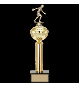 ODAK KUPA - Figürlü Kupalar - Bowling Kadın Figürlü Kupalar FG-047 A - 43 cm